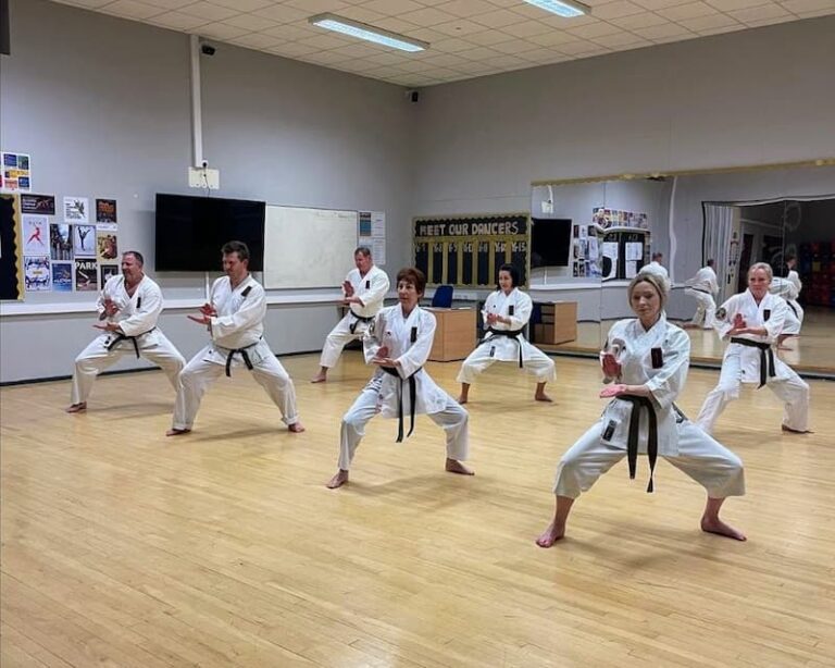 Performing Seiunchin Kata in Karate